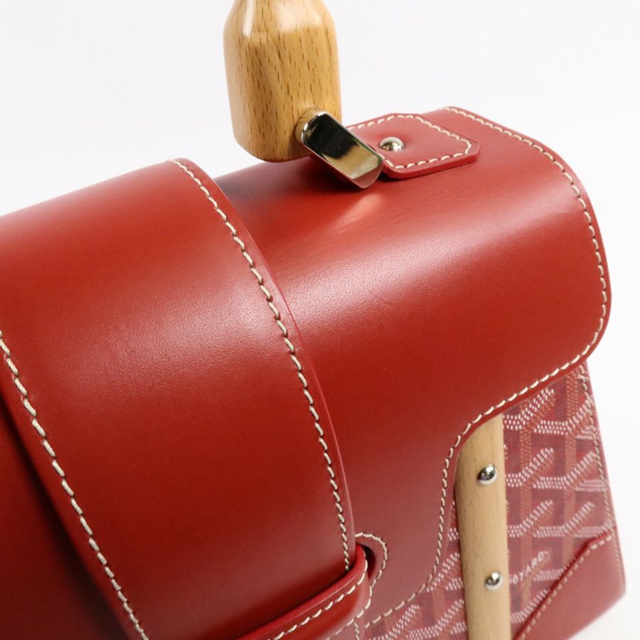 GOYARD 塗層帆布Saigon Structured PM手挽肩背兩用袋-14