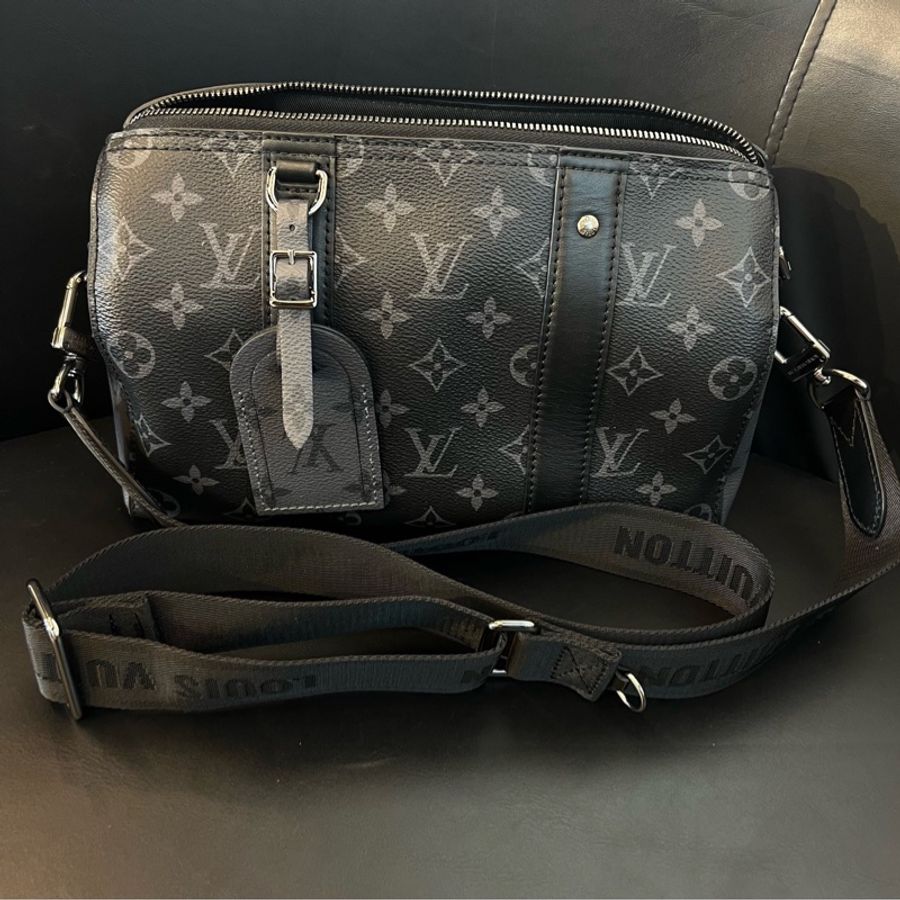 LV 路易威登 Keepall City 27黑武士-0
