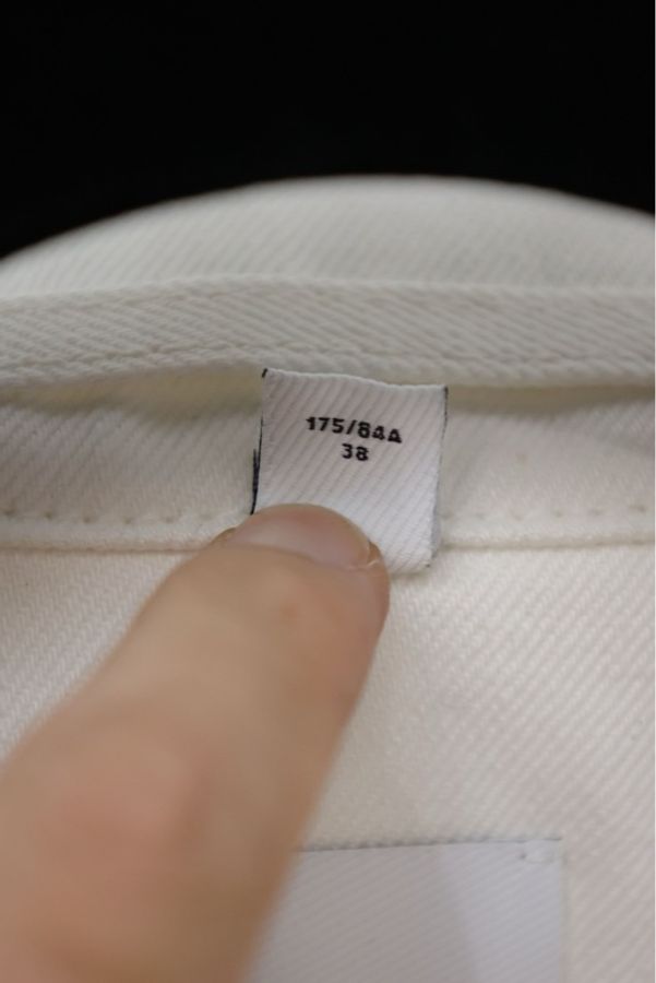Burberry丹宁牛仔拼皮翻领夹克外套-22