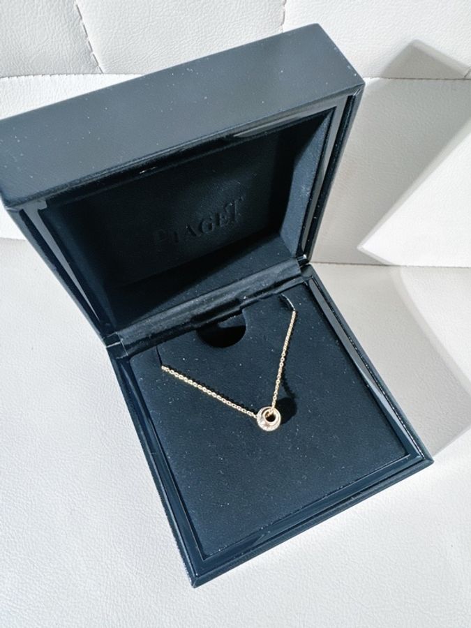 Piaget伯爵 possession系列 時來運轉 玫瑰金滿鑽項鍊-5