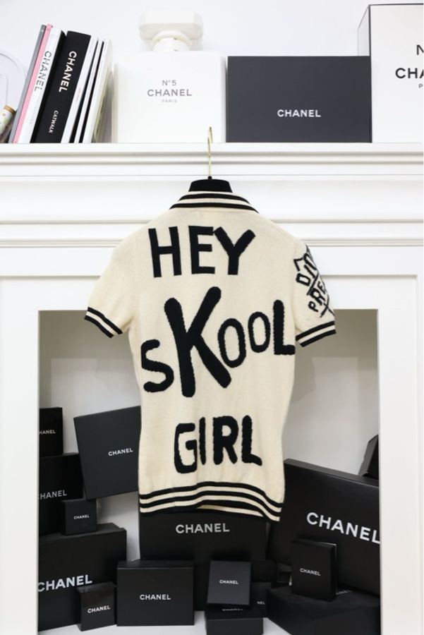 Dior一箭穿心Punk系列翻领Polo短袖衫针织衫-1