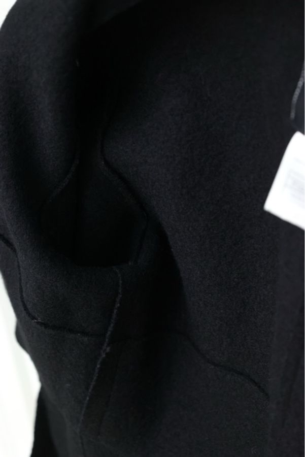 Chanel 99年羊毛So Black裹式crop开衫外套-16