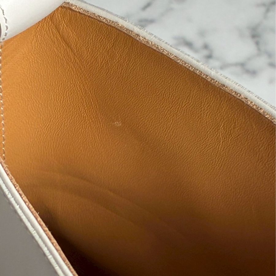 Hermes 米白黑底kelly釦綁帶靴子👢38.5-34