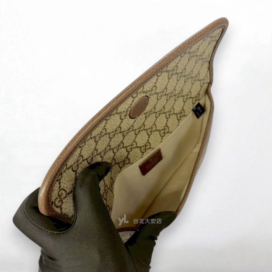 A13400-Gucci GG Supreme虎頭下蓋胸口包493930-6