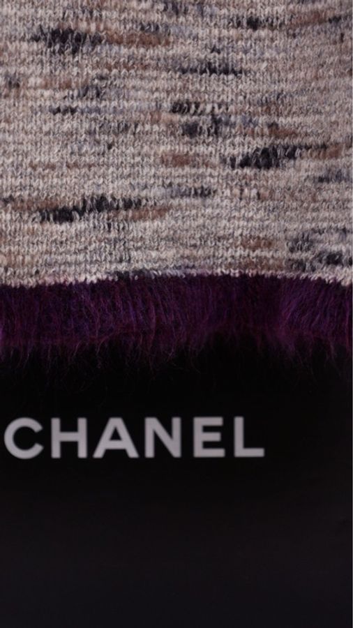 Chanel 99年春夏秀款混色针织背心半裙外套开衫三件套-47