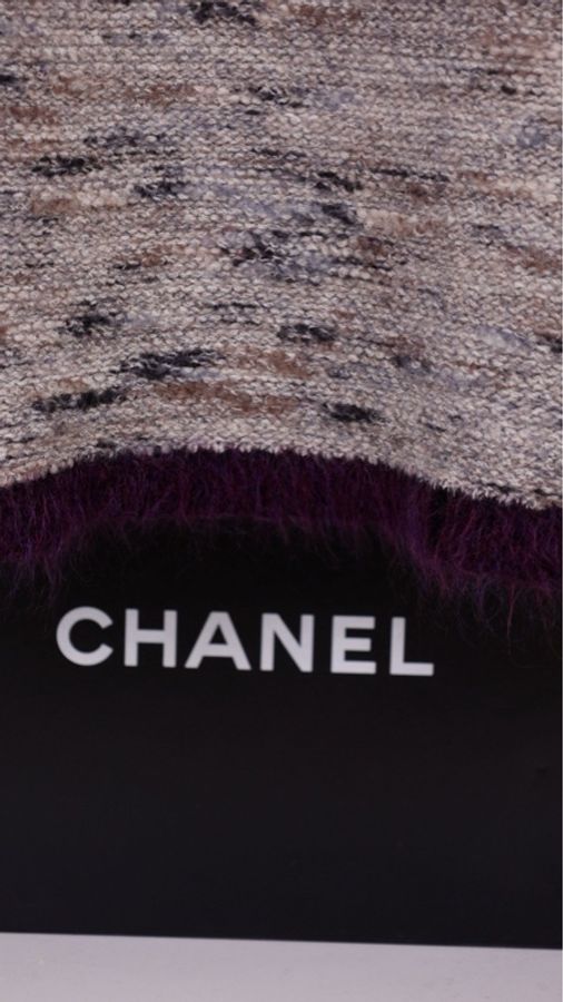 Chanel 99年春夏秀款混色针织背心半裙外套开衫三件套-50