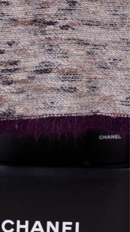 Chanel 99年春夏秀款混色针织背心半裙外套开衫三件套-52