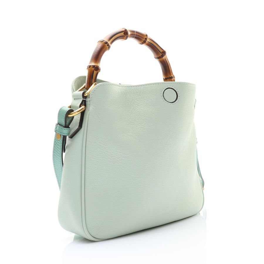 GUCCI 古馳 Diana Bamboo small 肩背包 綠色 牛皮 746251 746251-1