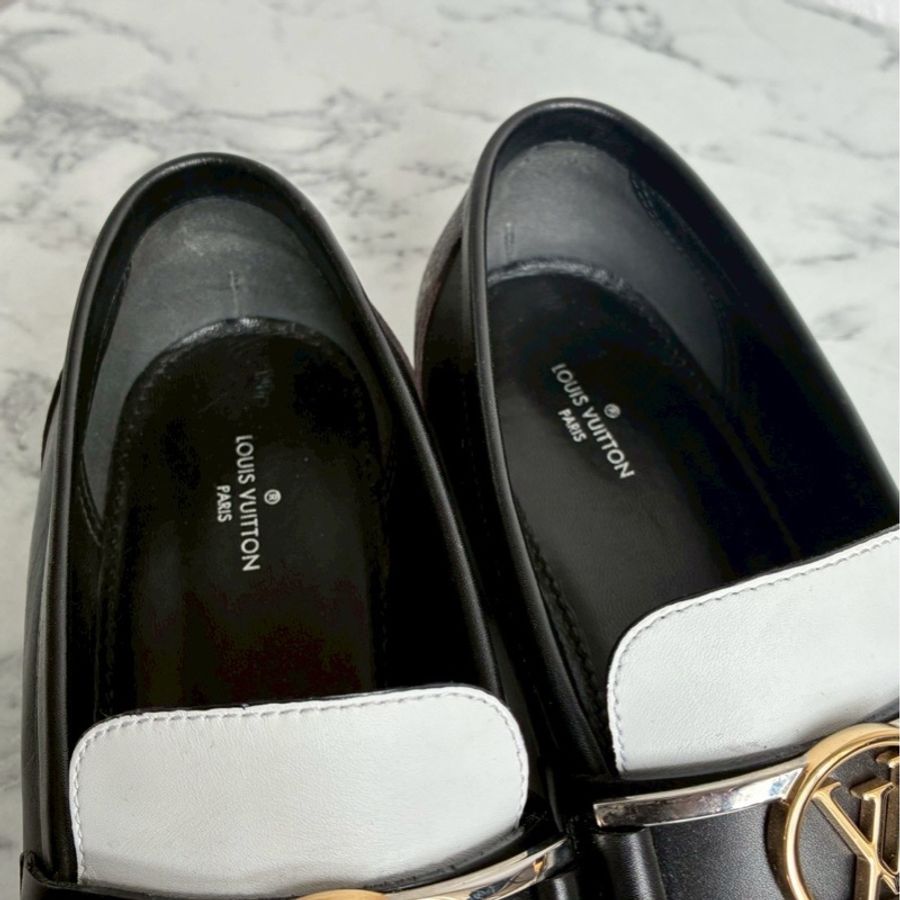 LV黑白/花紋圓形logo樂福鞋👞38-11