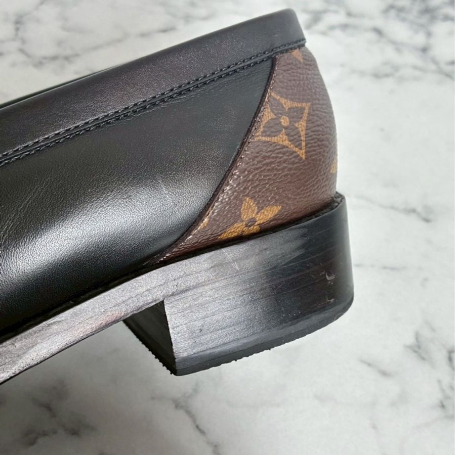 LV黑白/花紋圓形logo樂福鞋👞38-31