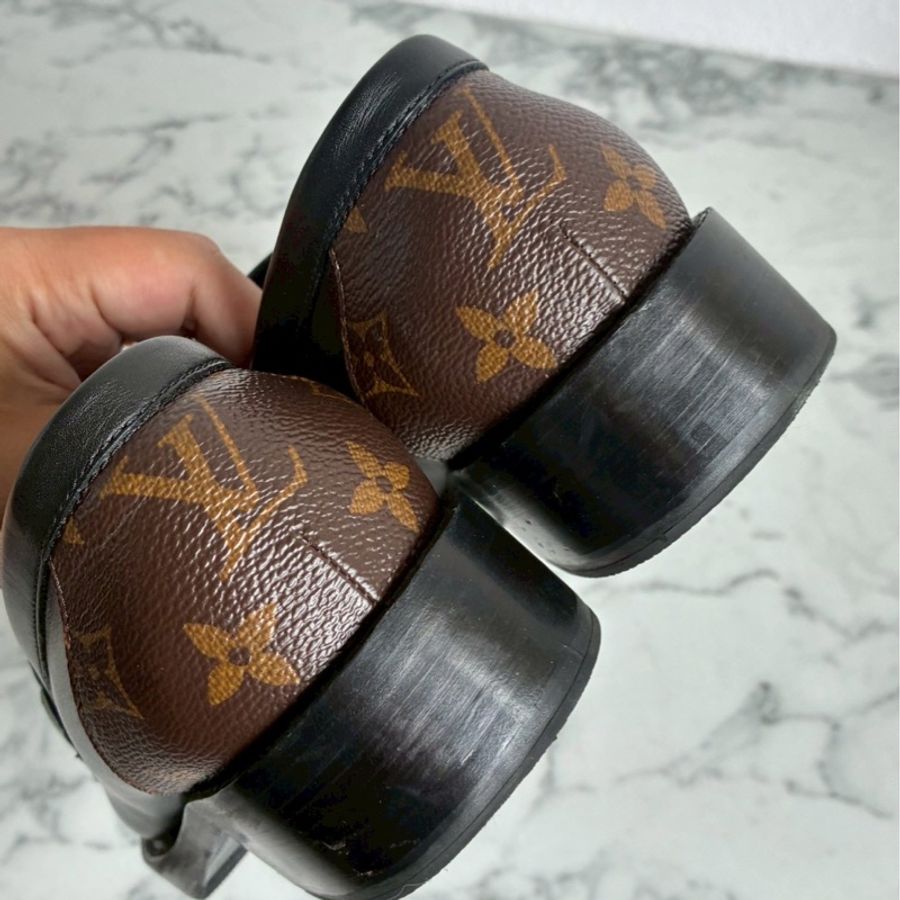 LV黑白/花紋圓形logo樂福鞋👞38-32