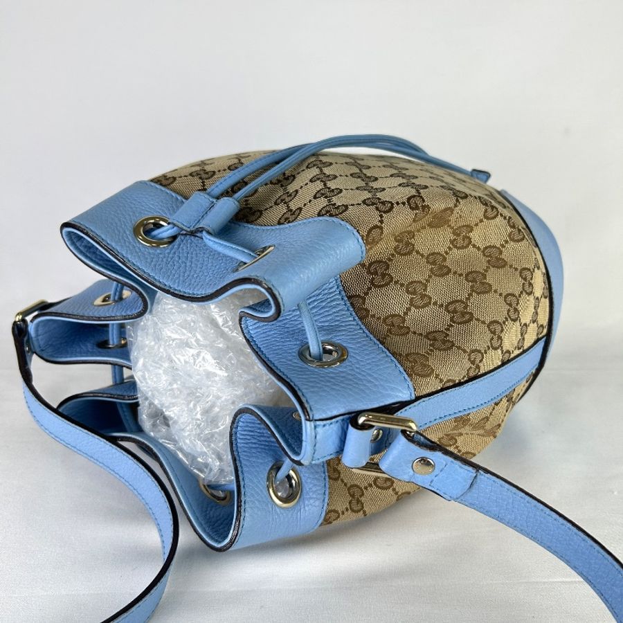 Gucci 雙G 中號水桶包-16