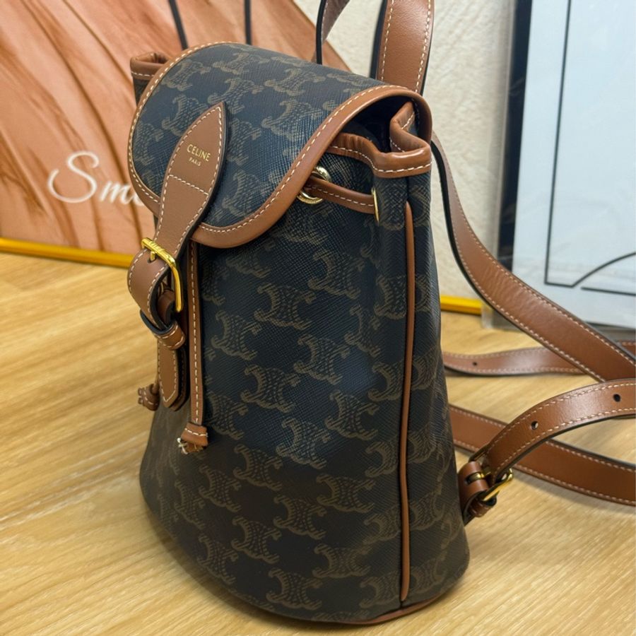 Celine mini 凱旋門後背包-4