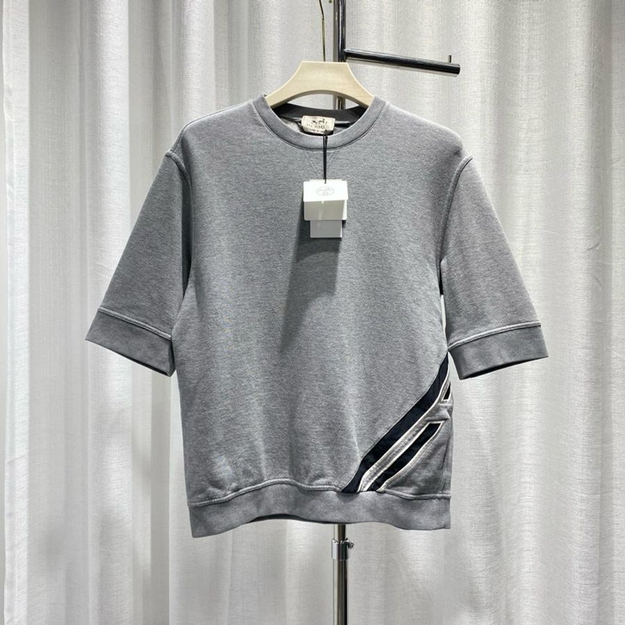 【99新】 Hermes 愛馬仕 短袖 Tee SS23 H型條紋 反光條-0