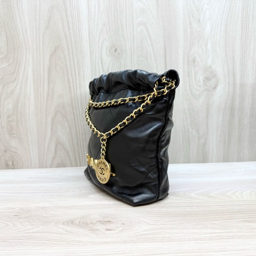 CHANEL🖤黑色MINI22迷你包AS3980-4