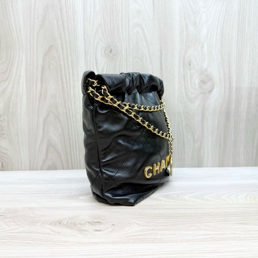 CHANEL🖤黑色MINI22迷你包AS3980-5