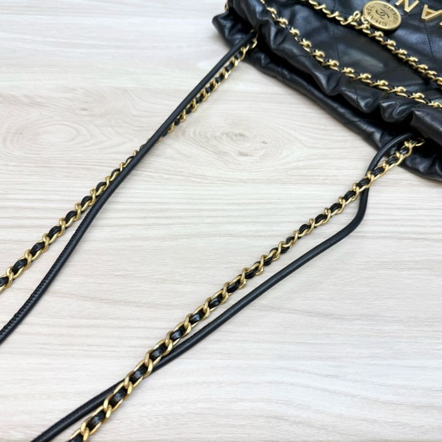 CHANEL🖤黑色MINI22迷你包AS3980-13