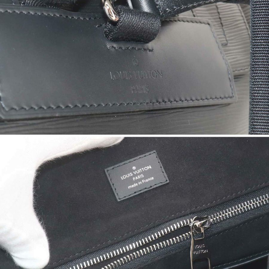 路易威登 Christopher PM Epi 皮革雙肩包(黑色 M50158 RFID)-6
