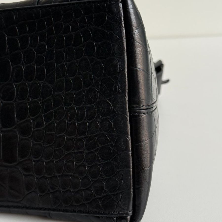 98新✨ Balenciaga 巴黎世家 Downtown So Black 鱷魚紋-45