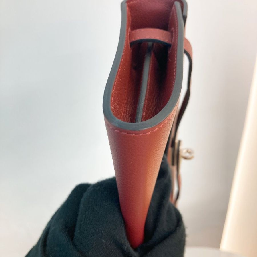 MS0802 Hermes 愛馬仕凱莉長銀包連肩帶包包 Kelly To Go Evercolor Rouge H x PHW-9