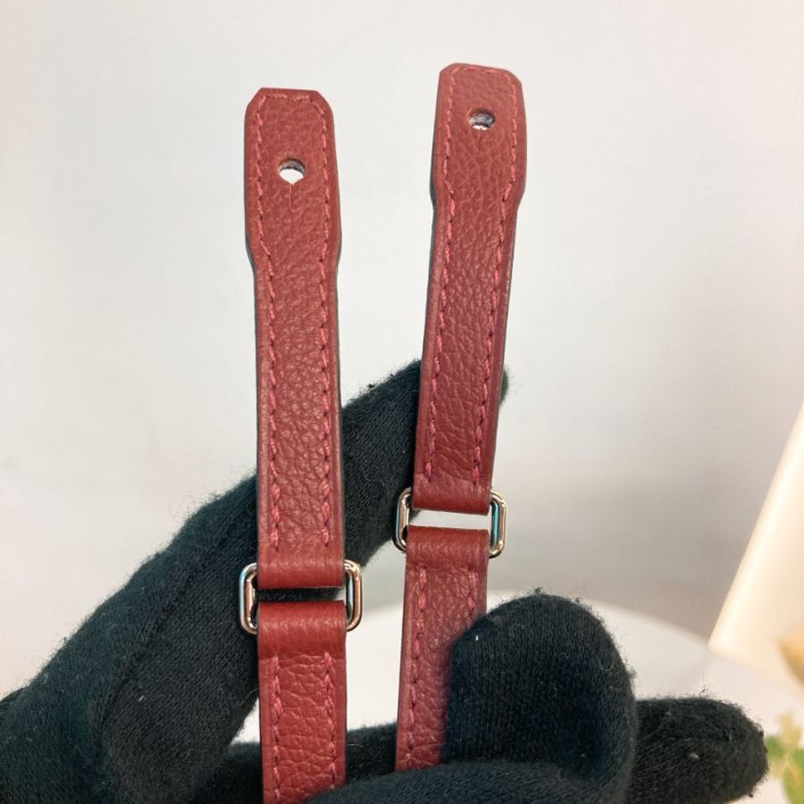 MS0802 Hermes 愛馬仕凱莉長銀包連肩帶包包 Kelly To Go Evercolor Rouge H x PHW-15