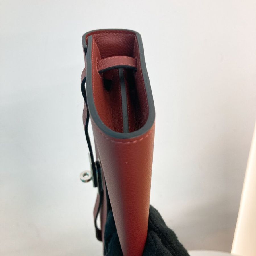 MS0802 Hermes 愛馬仕凱莉長銀包連肩帶包包 Kelly To Go Evercolor Rouge H x PHW-21