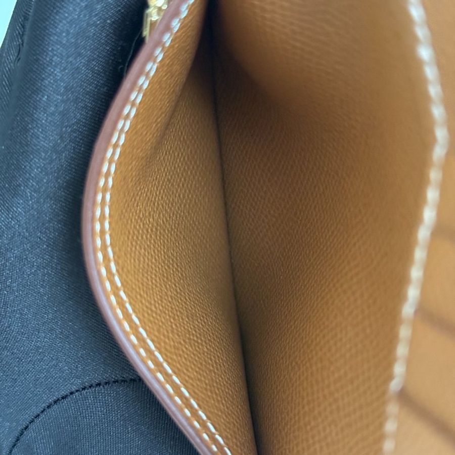 99.9新🆕 全配有購證🙌🏻 Hermès 愛馬仕 Bearn 短夾 金棕金釦-30