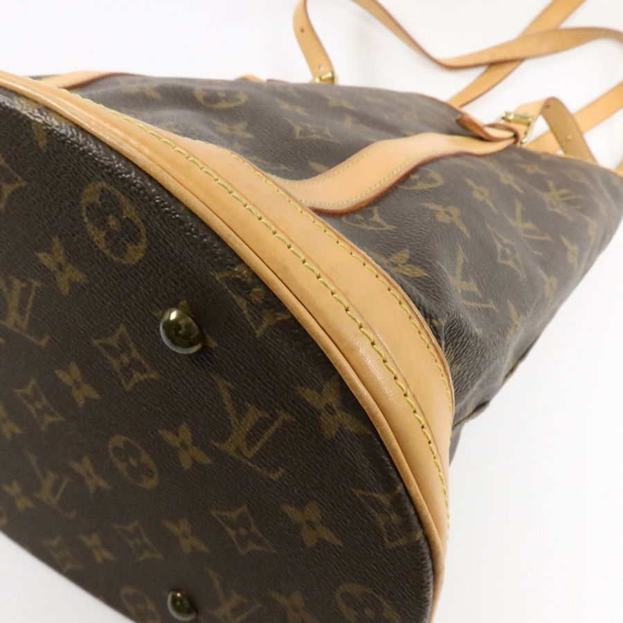 LOUIS VUITTON Monogram Bucket GM手挽袋-10