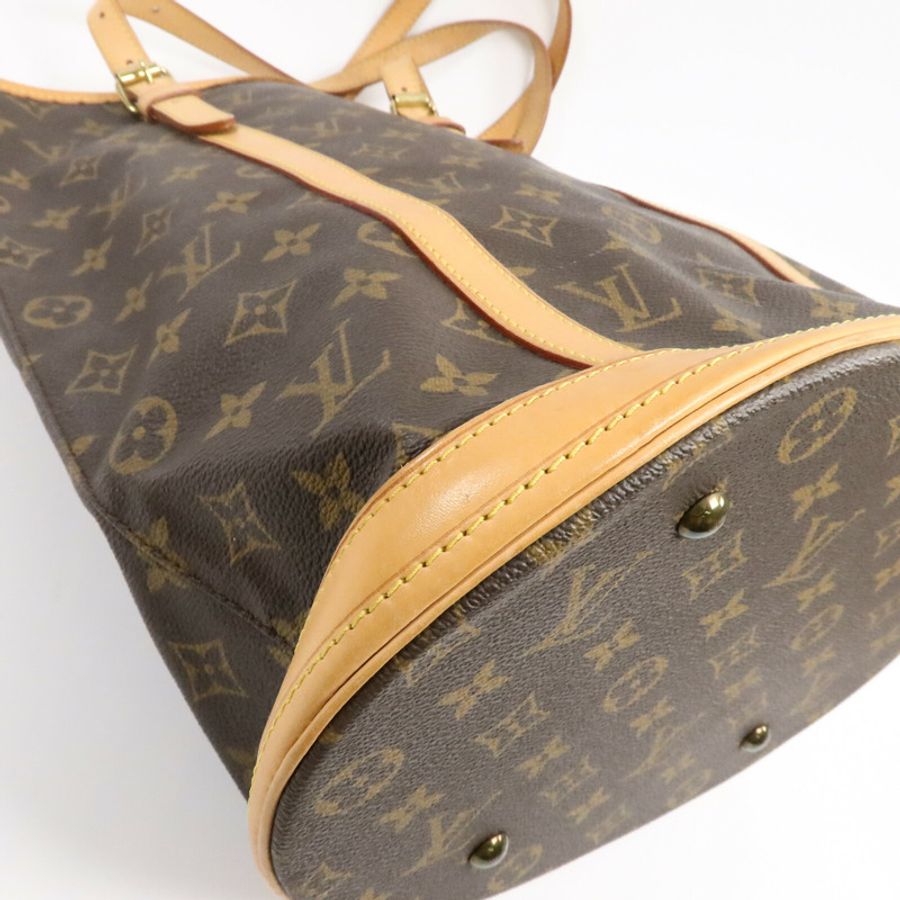 LOUIS VUITTON Monogram Bucket GM手挽袋-11
