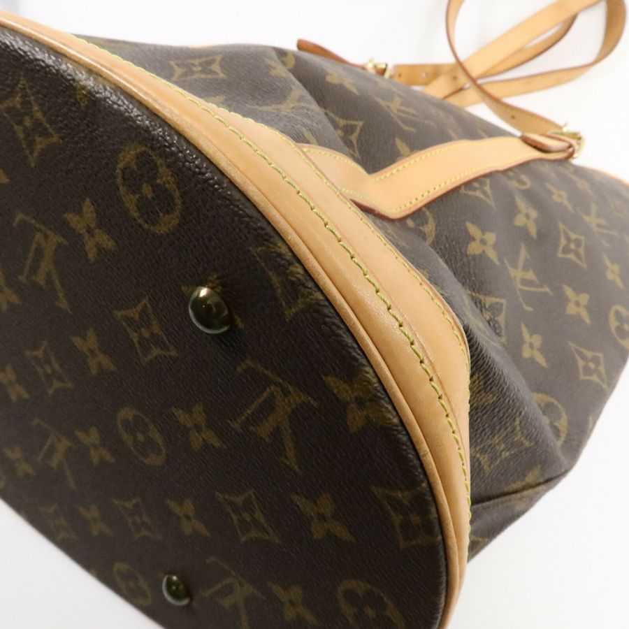 LOUIS VUITTON Monogram Bucket GM手挽袋-12