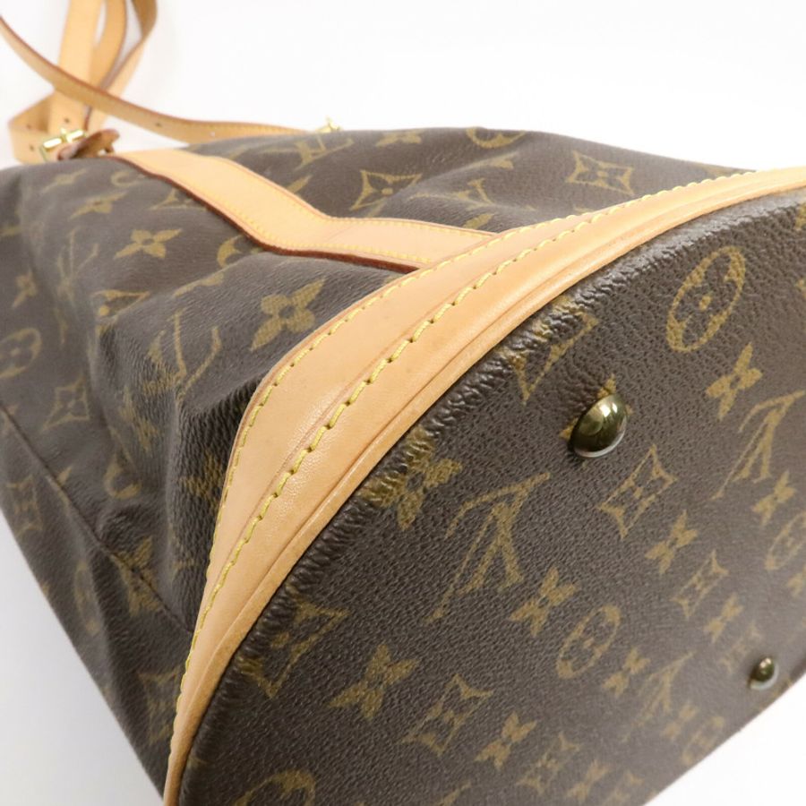 LOUIS VUITTON Monogram Bucket GM手挽袋-13
