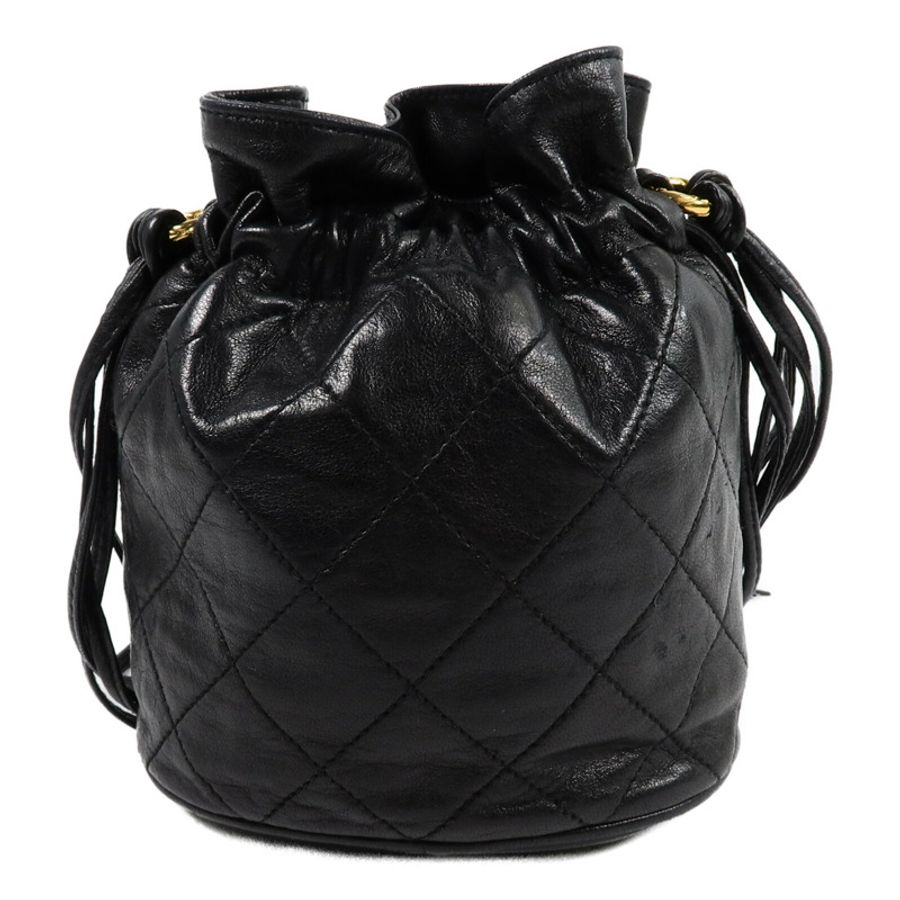 CHANEL 羊皮皮革Vintage Bucket肩背袋-1