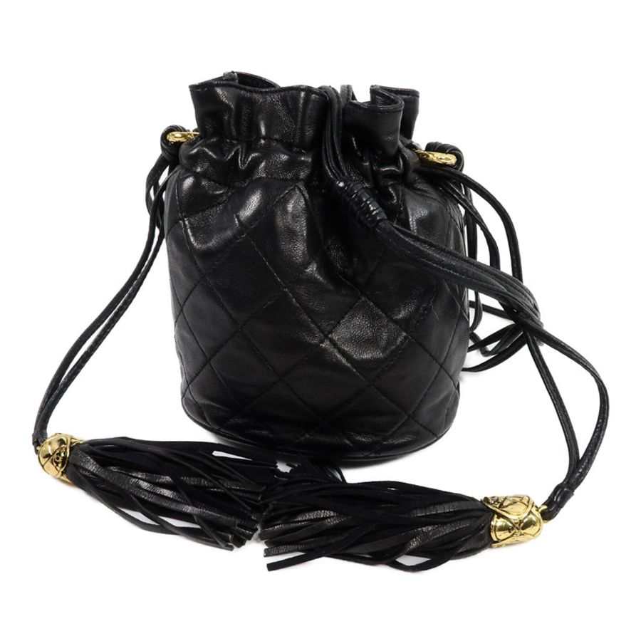 CHANEL 羊皮皮革Vintage Bucket肩背袋-2