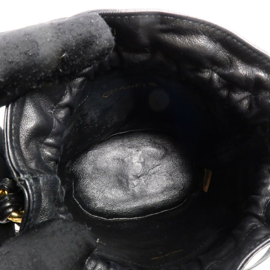 CHANEL 羊皮皮革Vintage Bucket肩背袋-4
