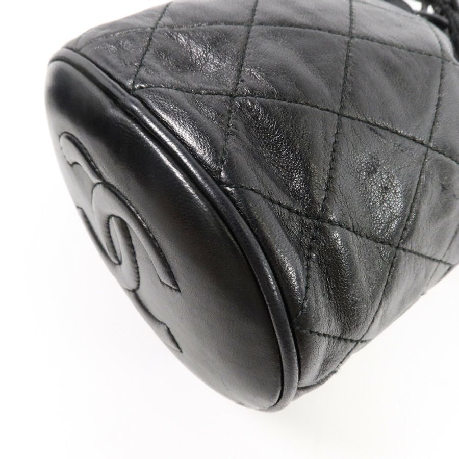 CHANEL 羊皮皮革Vintage Bucket肩背袋-12