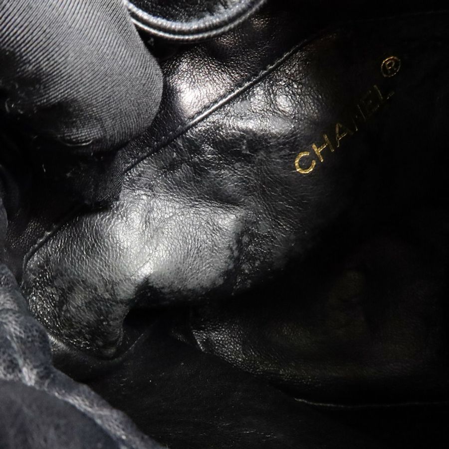 CHANEL 羊皮皮革Vintage Bucket肩背袋-14
