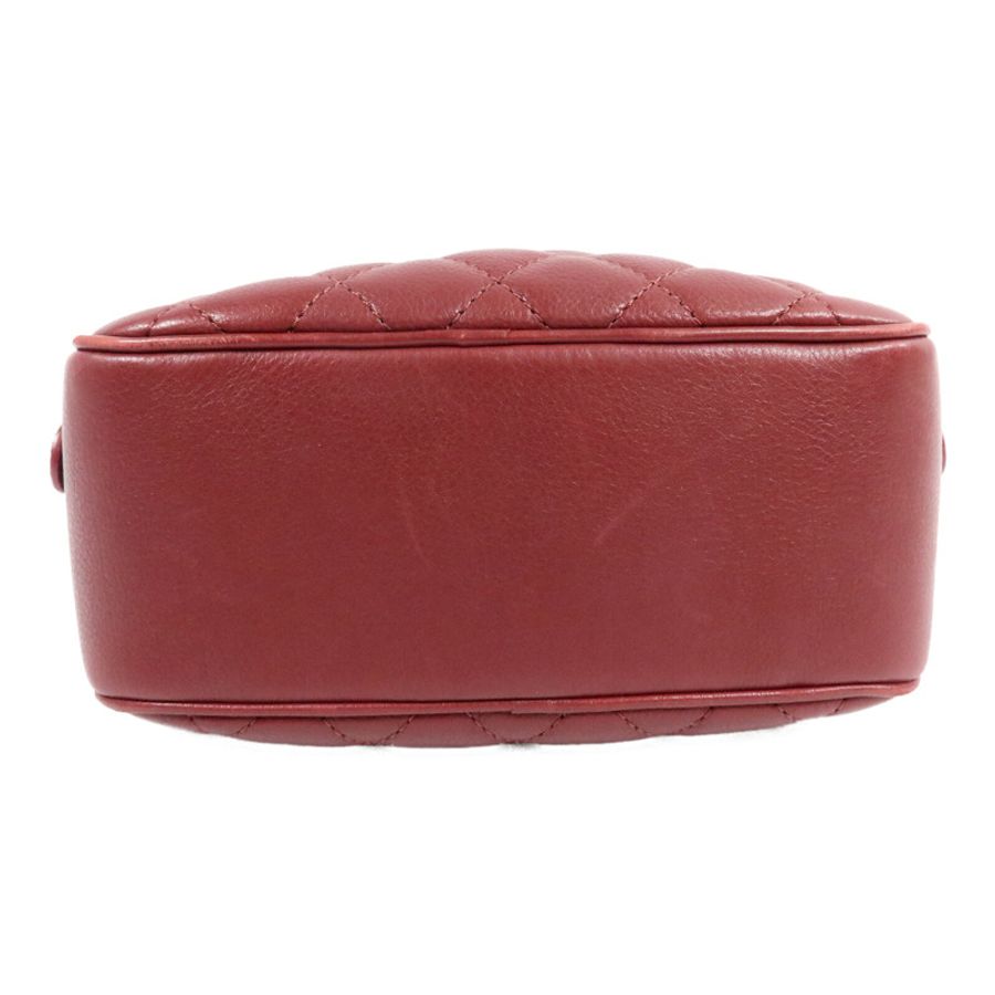CHANEL 羊皮皮革Cosmetic Vanity Case手挽肩背兩用袋-3