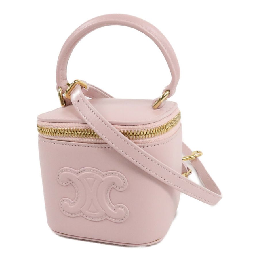 CELINE 牛皮皮革Mini Vanity Case手挽肩背兩用袋-2