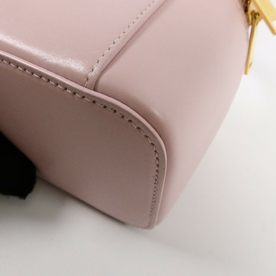 CELINE 牛皮皮革Mini Vanity Case手挽肩背兩用袋-11