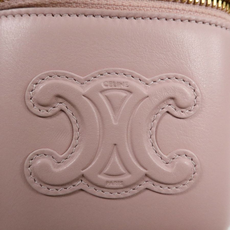 CELINE 牛皮皮革Mini Vanity Case手挽肩背兩用袋-14