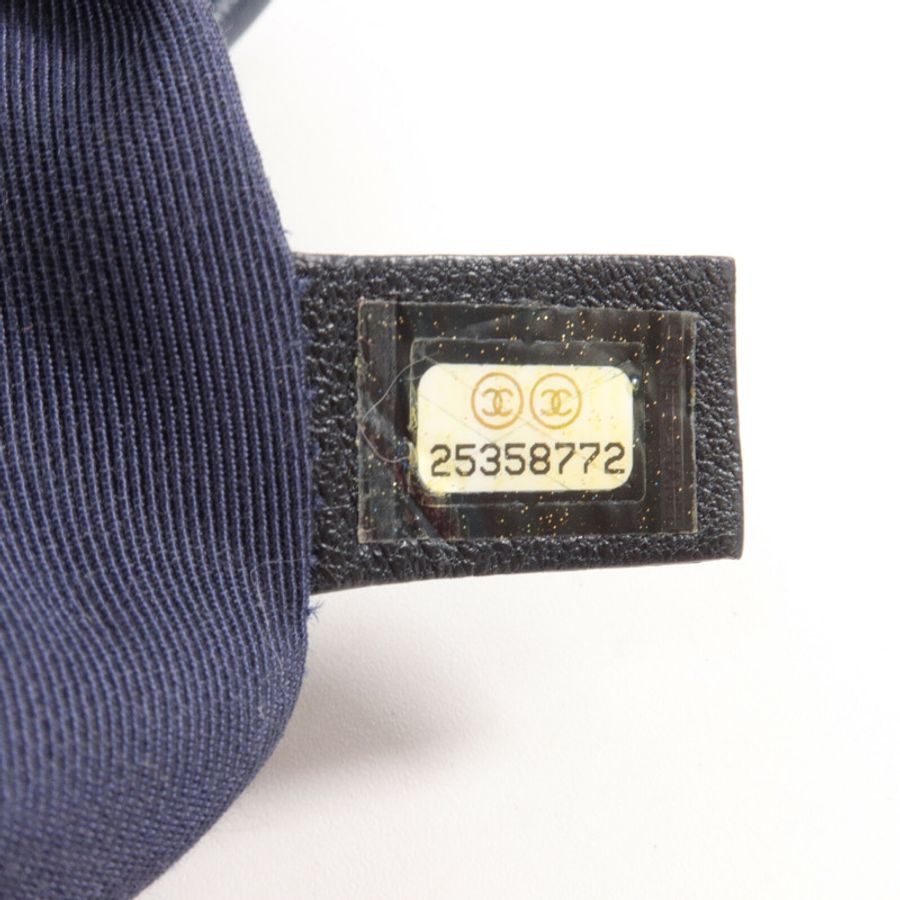 CHANEL 牛仔布Gabrielle Hobo鏈帶肩背袋-6