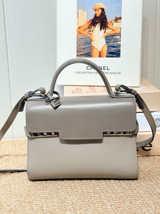 Delvaux 德爾沃 Tempête 柔軟小牛皮 手提單肩斜挎包-1