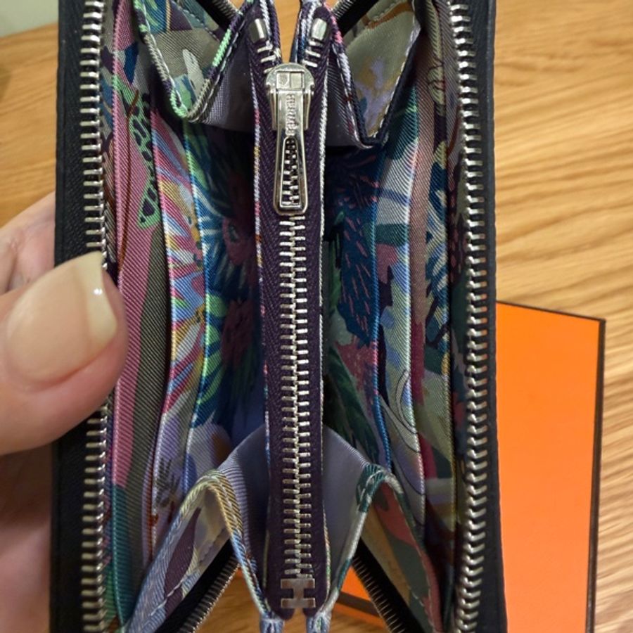 Hermès 熱門款 絲巾短夾-9