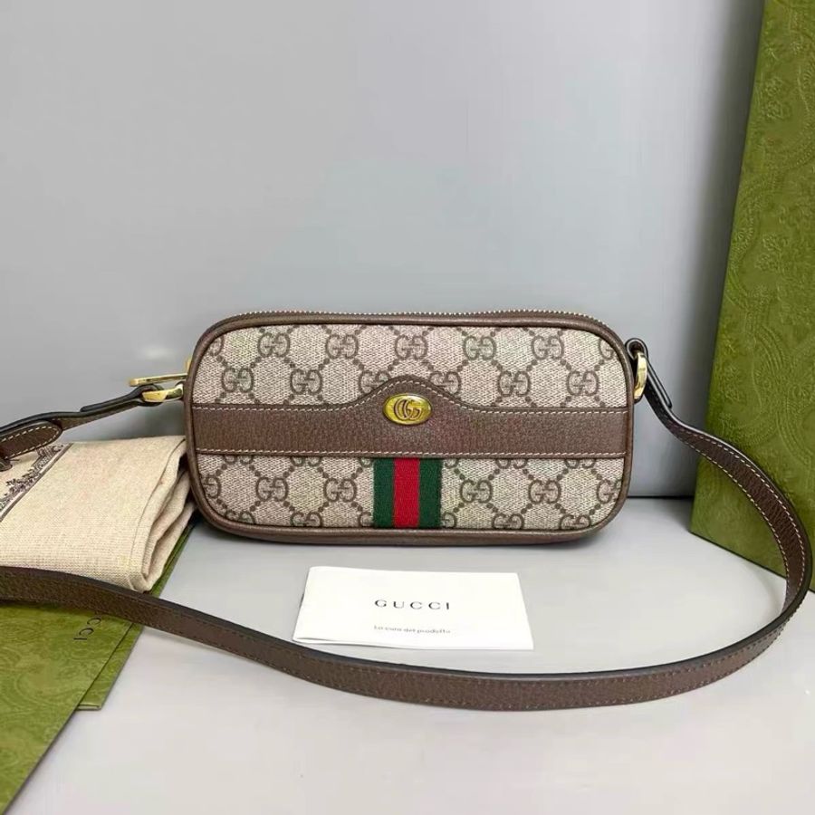 Gucci 古馳 Ophidia 老花相機包-0