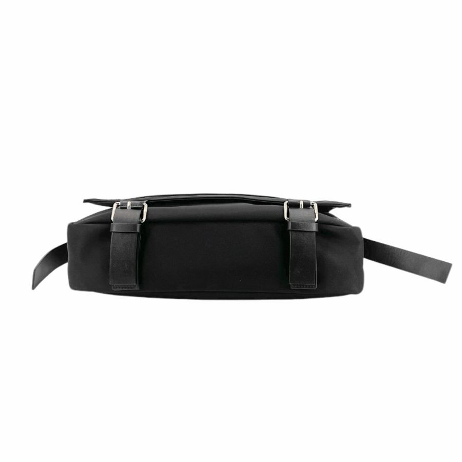 華倫奴 Valentino 黑色v字母斜挎包-1