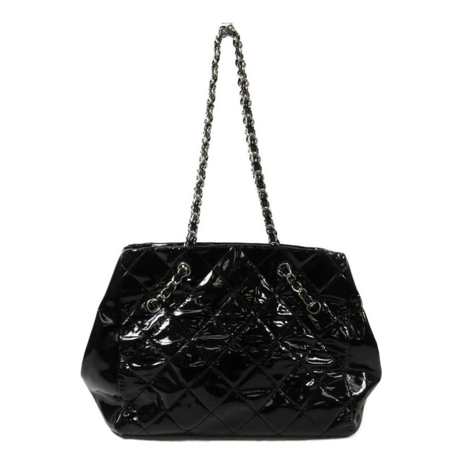 CHANEL 漆皮皮革Shoulder Bag鏈帶肩背袋-1