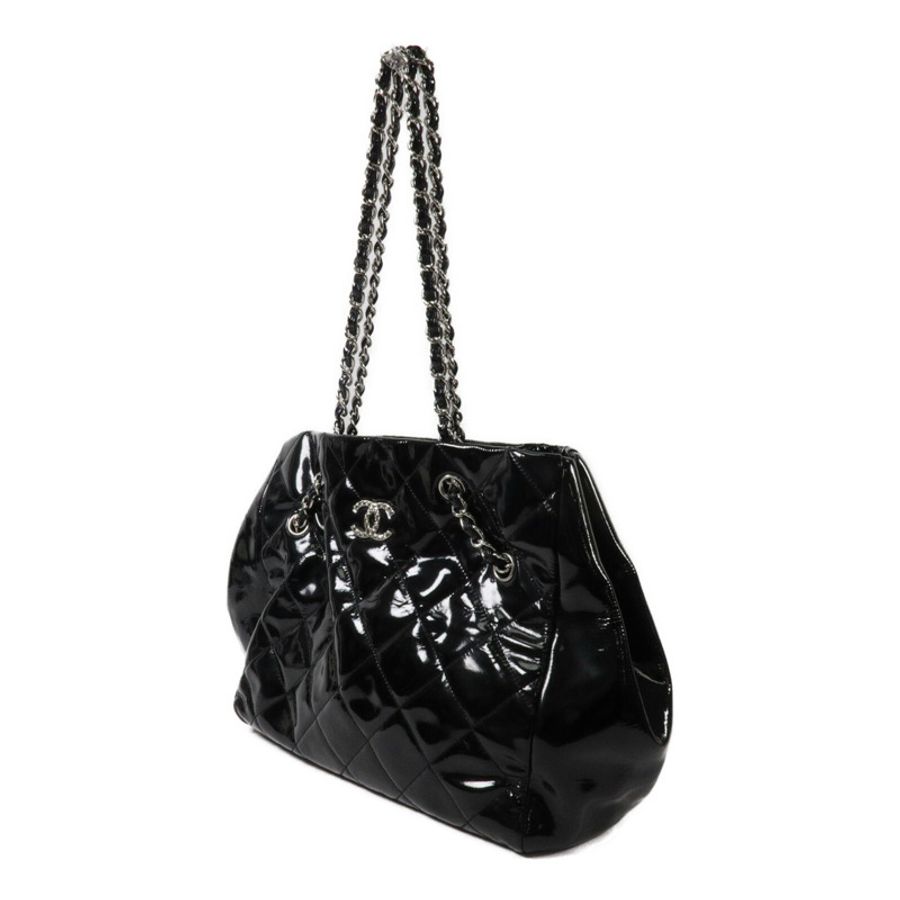 CHANEL 漆皮皮革Shoulder Bag鏈帶肩背袋-2