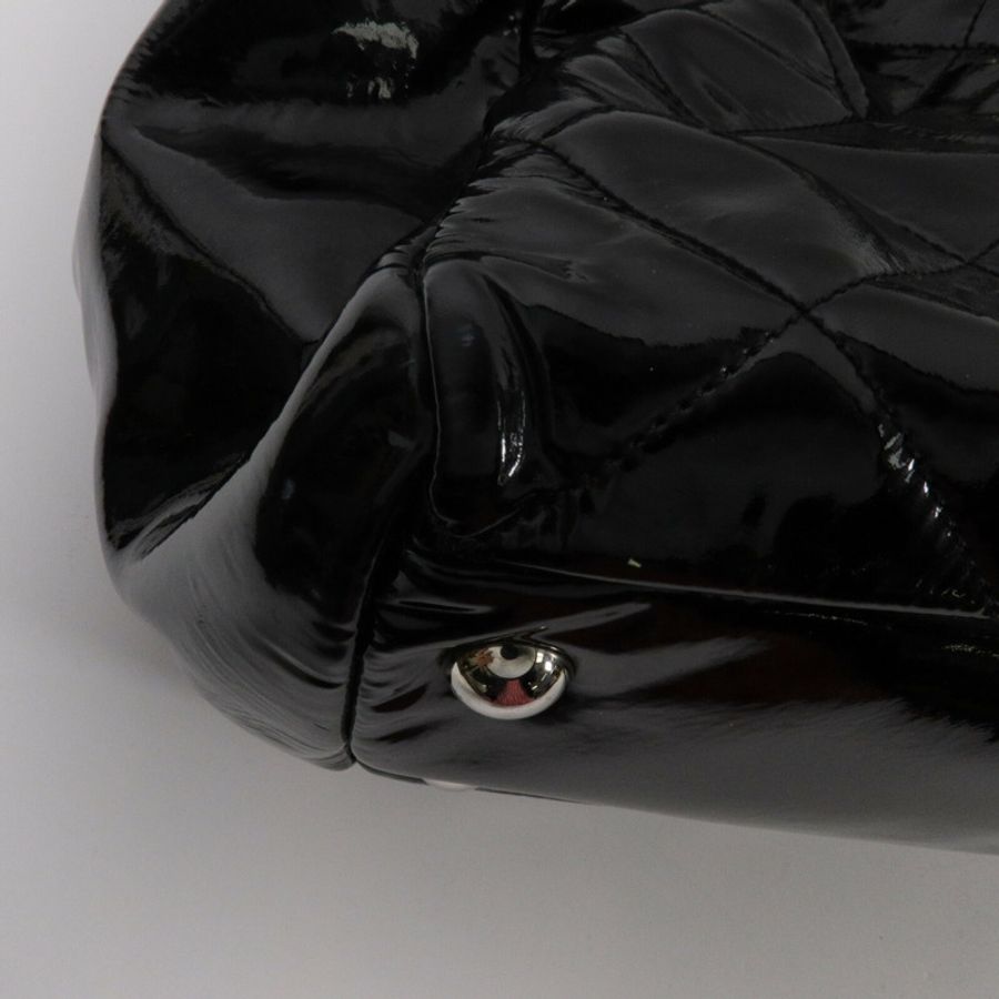 CHANEL 漆皮皮革Shoulder Bag鏈帶肩背袋-10
