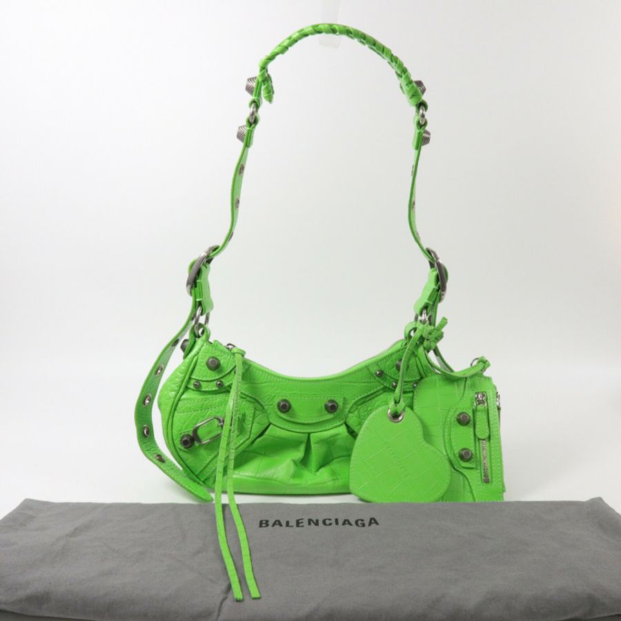BALENCIAGA 牛皮皮革Le Cagole XS肩背袋-10