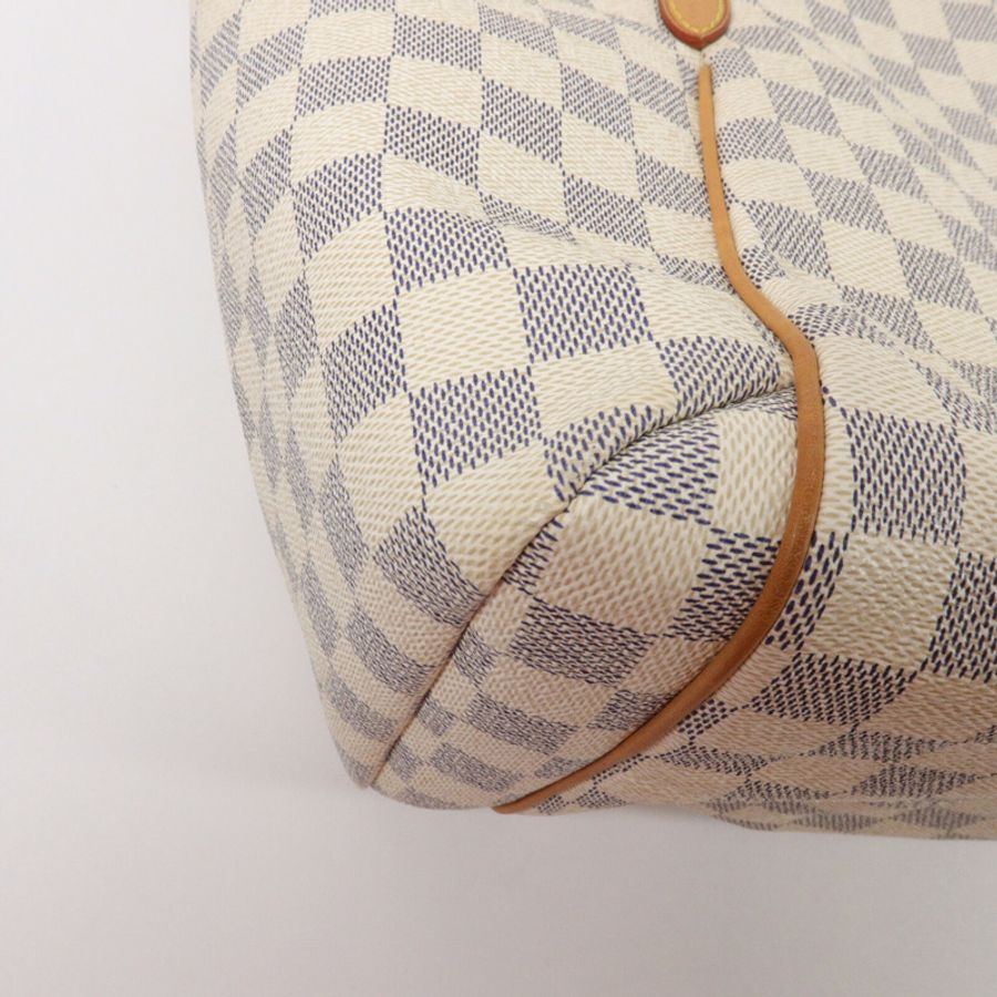 LOUIS VUITTON Damier Azur Totally MM肩背袋-10